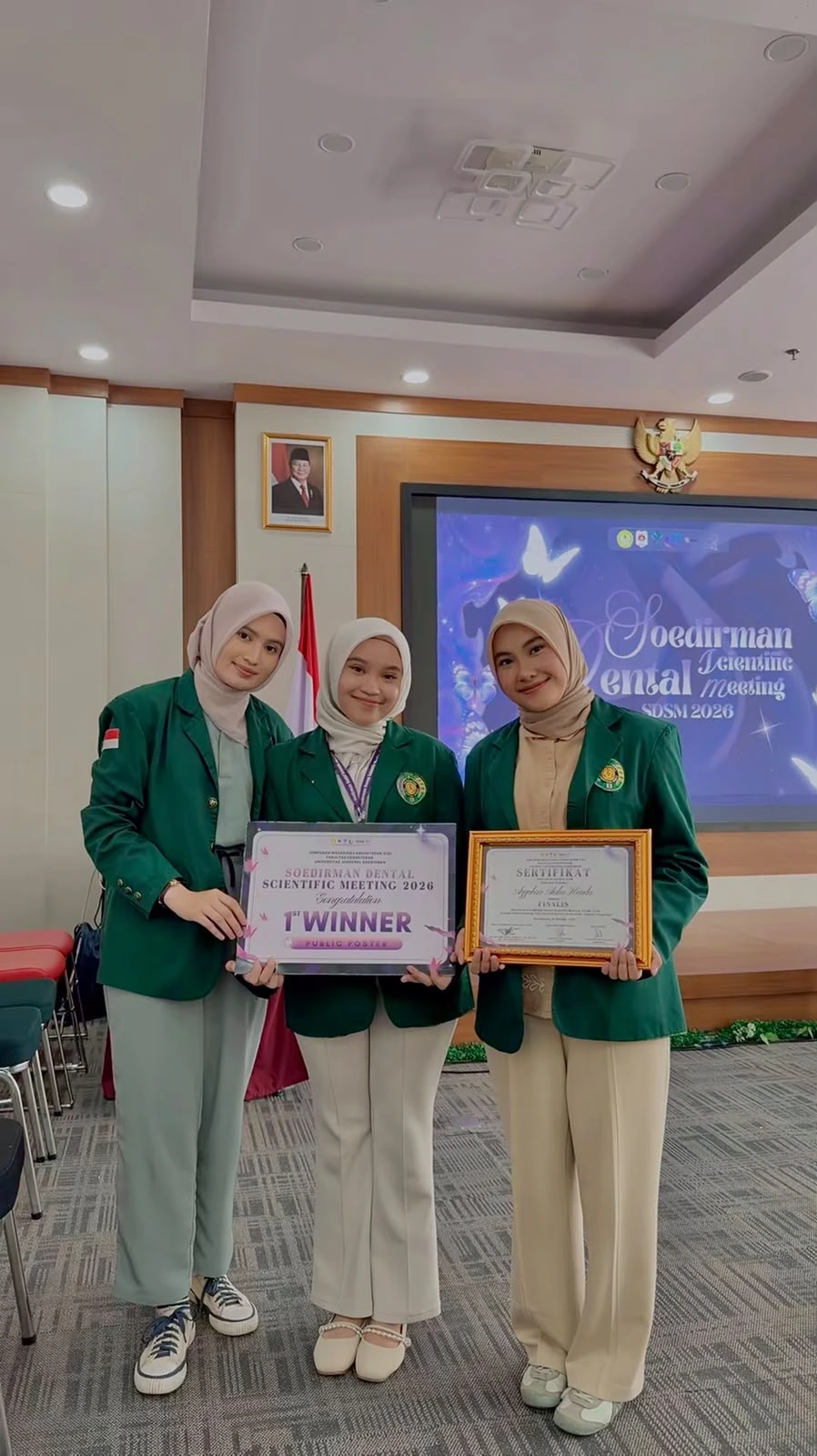 Mahasiswa Selamat kepada Mahasiswa/i Pre-Klinik FKG USU Angkatan 2023